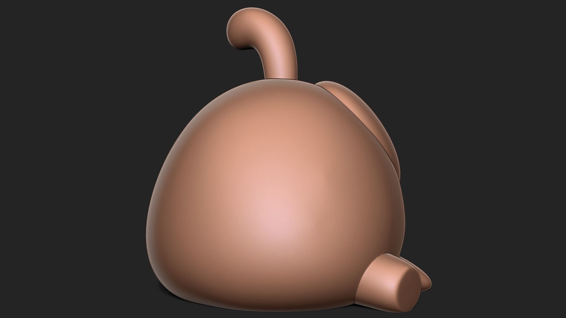 Om Nom from the Cut the Rope 3D print model_6