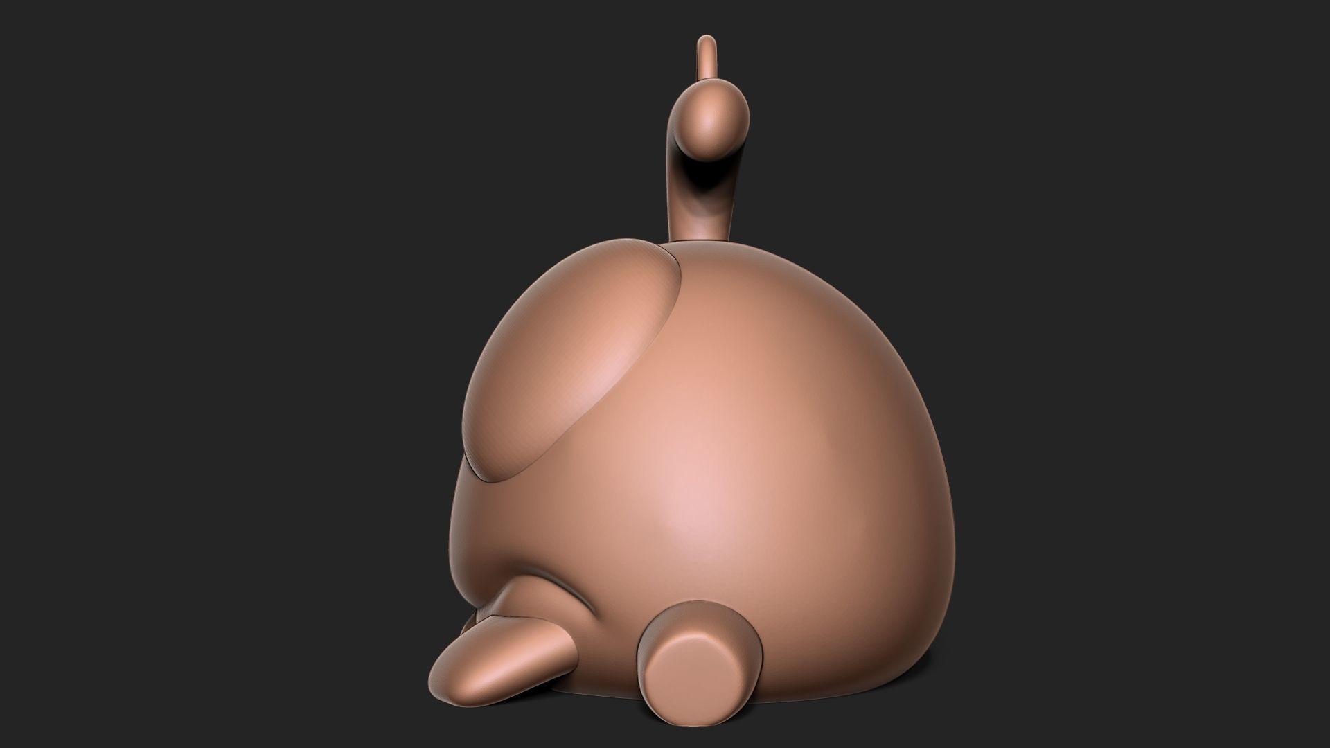 Om Nom from the Cut the Rope 3D print model_4