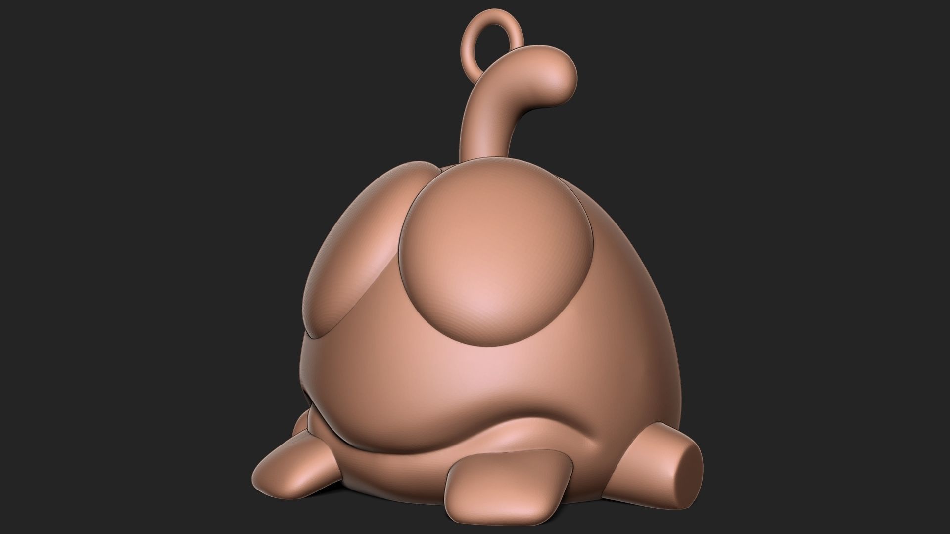 Om Nom from the Cut the Rope 3D print model_3