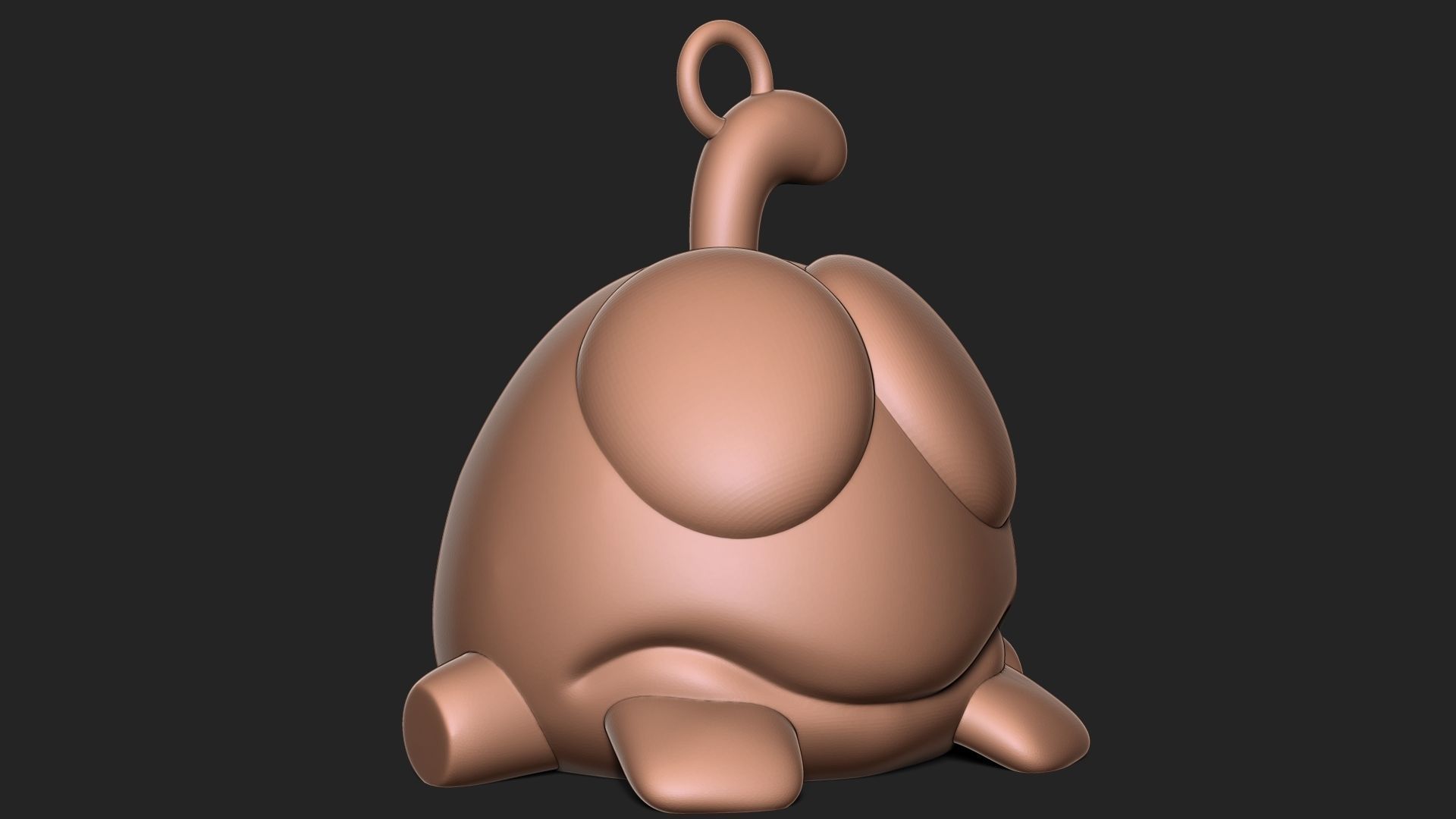 Om Nom from the Cut the Rope 3D print model_2