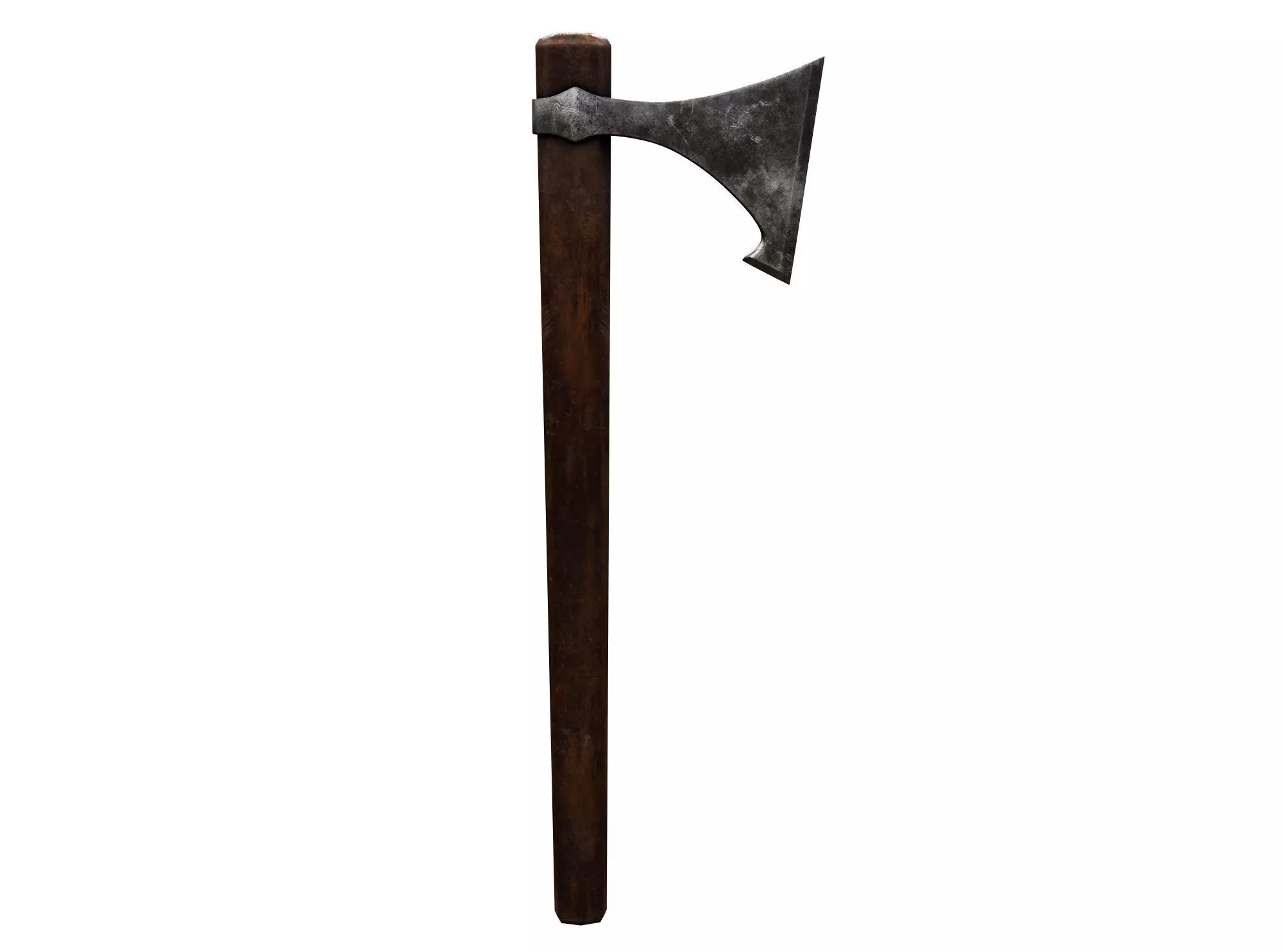 Ax Medieval  Low-poly 3D model_0
