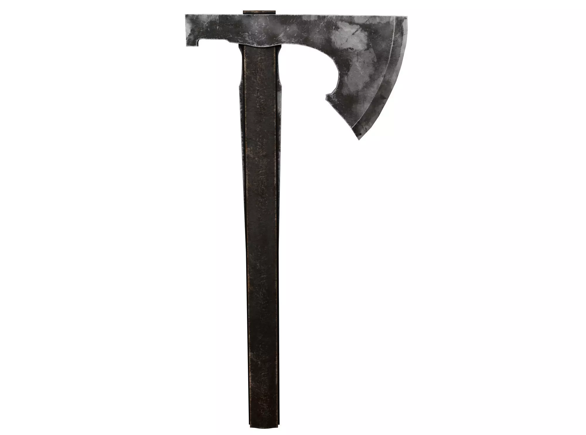 Ax Medieval  Low-poly 3D model_0