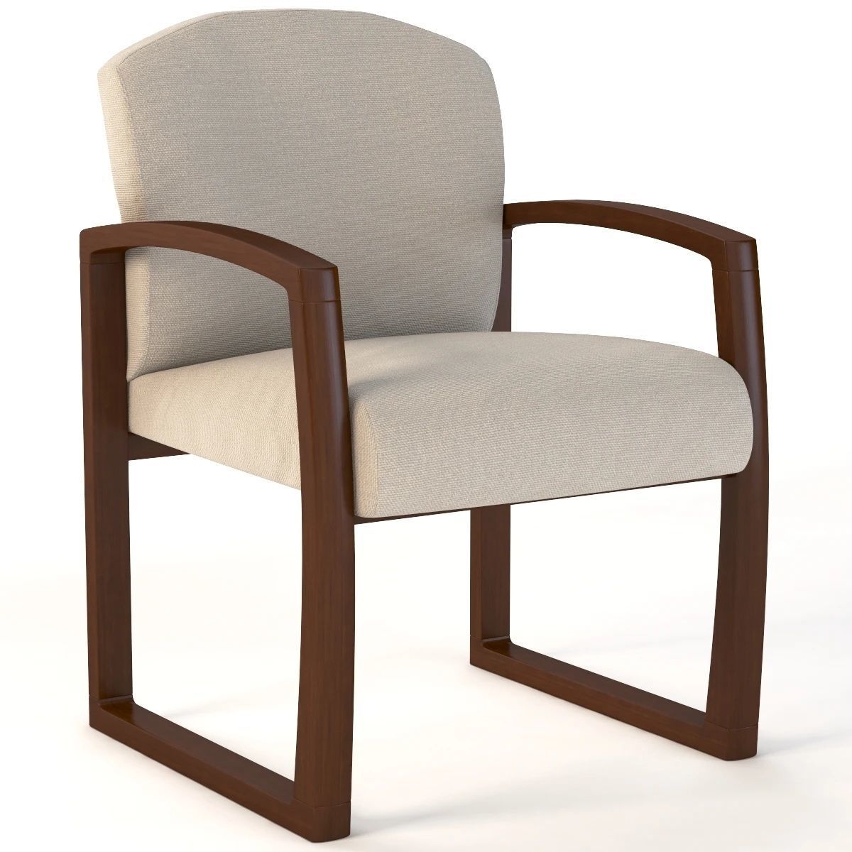 Nemschoff 2600 Series Multiple Seating 2600-10 Armchair 3D model_1