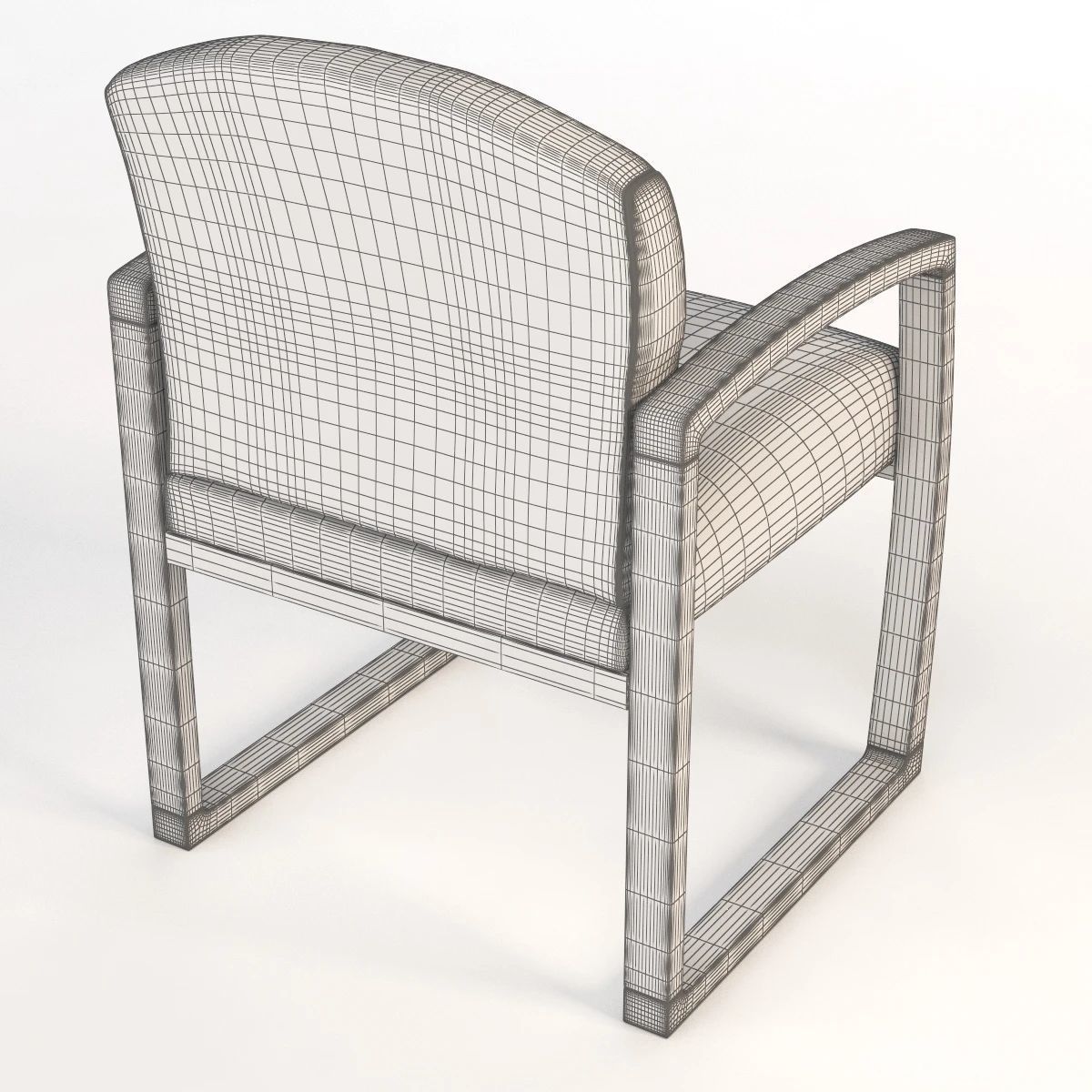 Nemschoff 2600 Series Multiple Seating 2600-10 Armchair 3D model_11