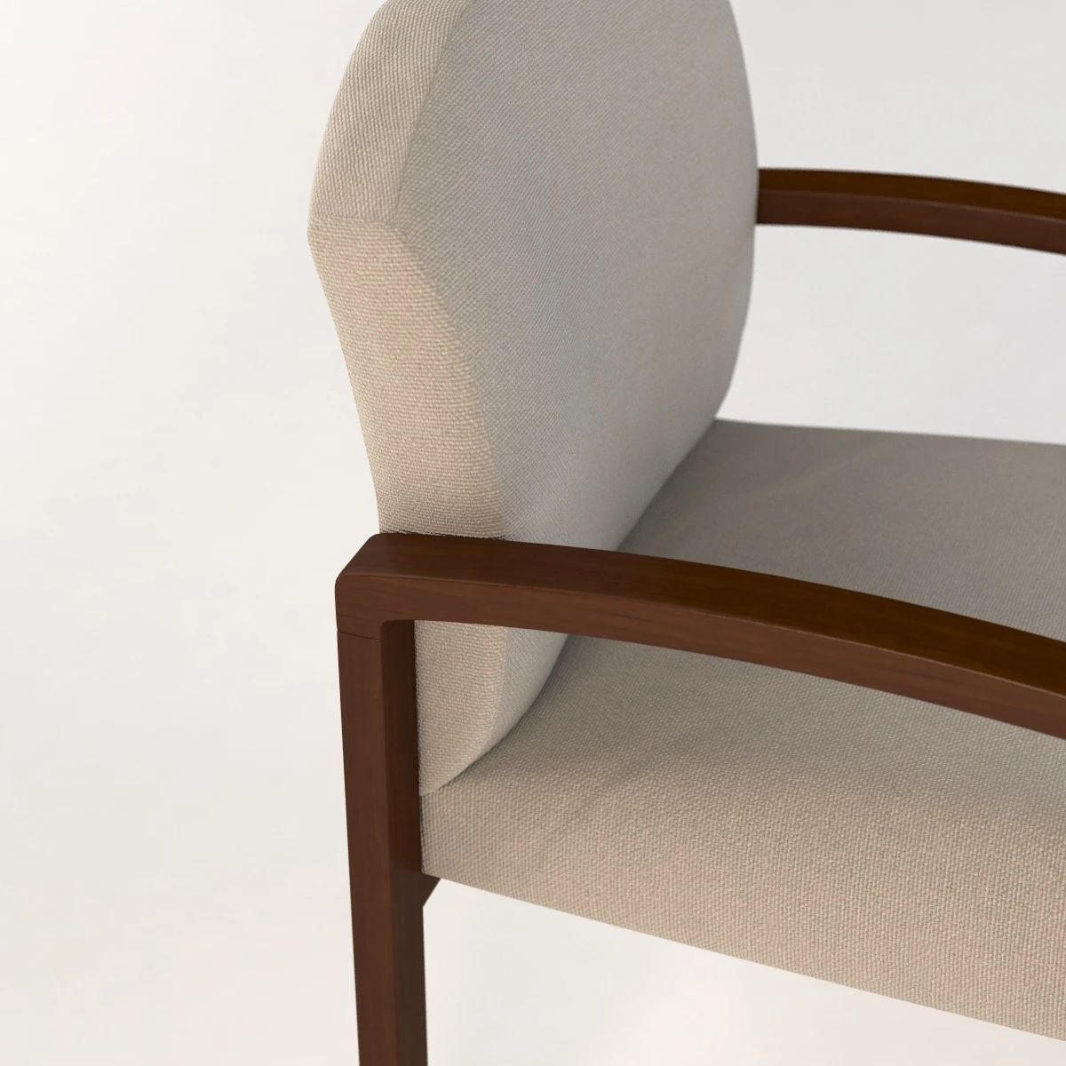 Nemschoff 2600 Series Multiple Seating 2600-10 Armchair 3D model_7