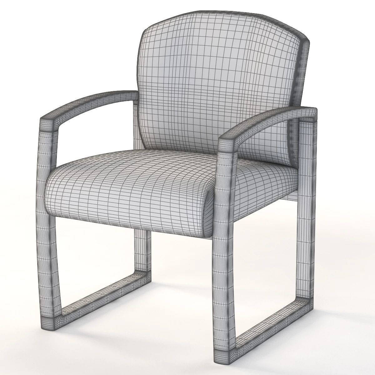 Nemschoff 2600 Series Multiple Seating 2600-10 Armchair 3D model_9