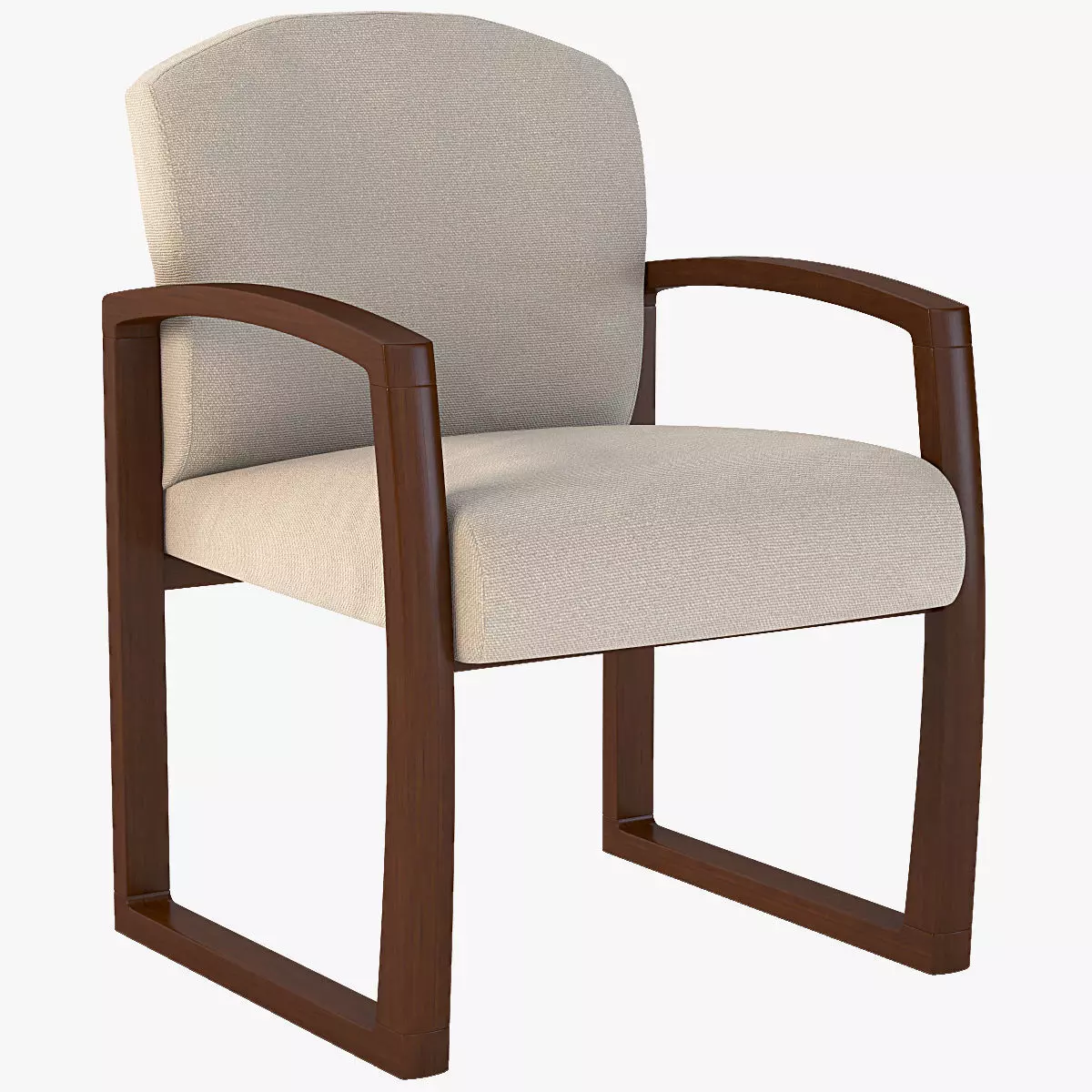 Nemschoff 2600 Series Multiple Seating 2600-10 Armchair 3D model_0