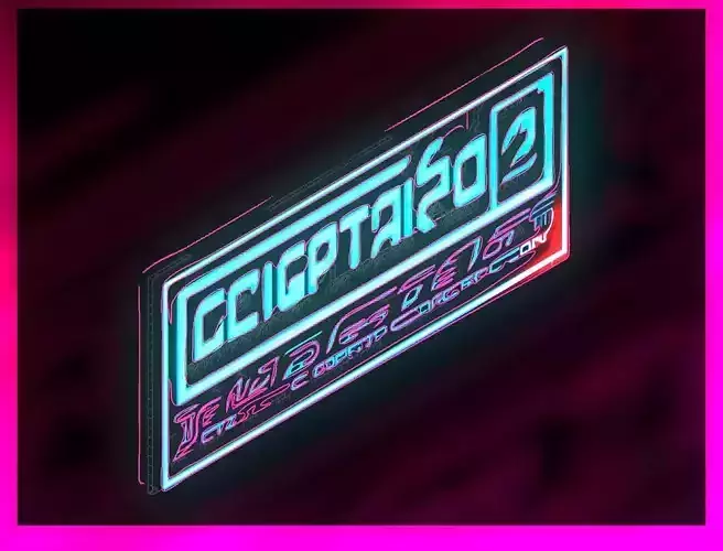 Sci-Fi Sci Fi Cyberpunk City Sign Ad Light Board Street 95