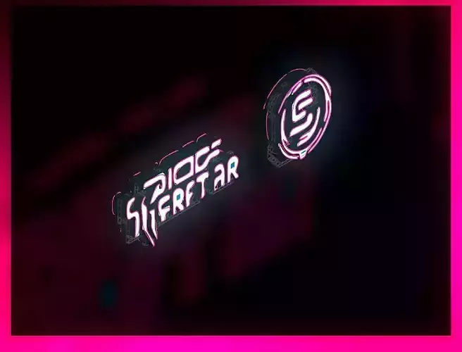 Sci-Fi Sci Fi Cyberpunk City Sign Ad Light Board Street 92