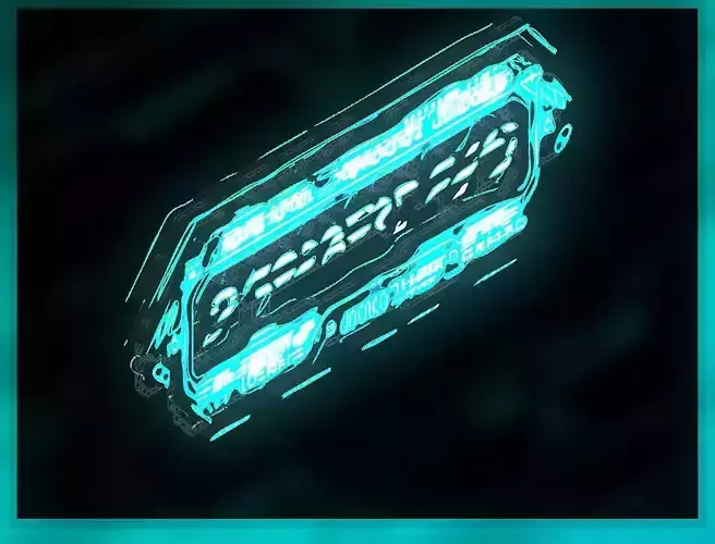 Sci-Fi Sci Fi Cyberpunk City Sign Ad Light Board Street 90 Low-poly 3D model Sci-Fi Sci Fi Cyberpunk City Sign Ad Light Board Street 90 Low-poly 3D model