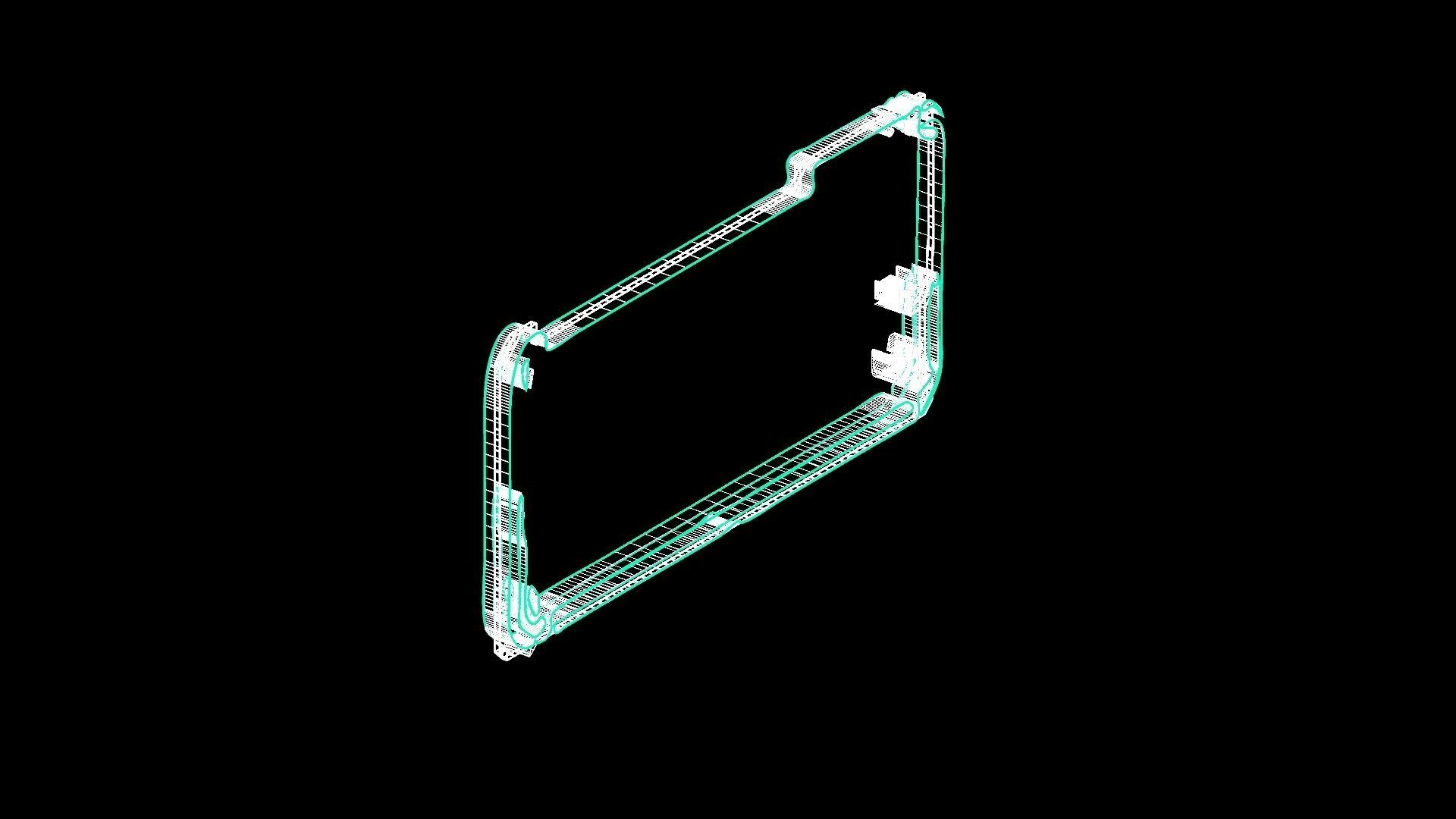 Sci-Fi Sci Fi Cyberpunk City Sign Ad Light Board Street 82 Low-poly 3D model_3