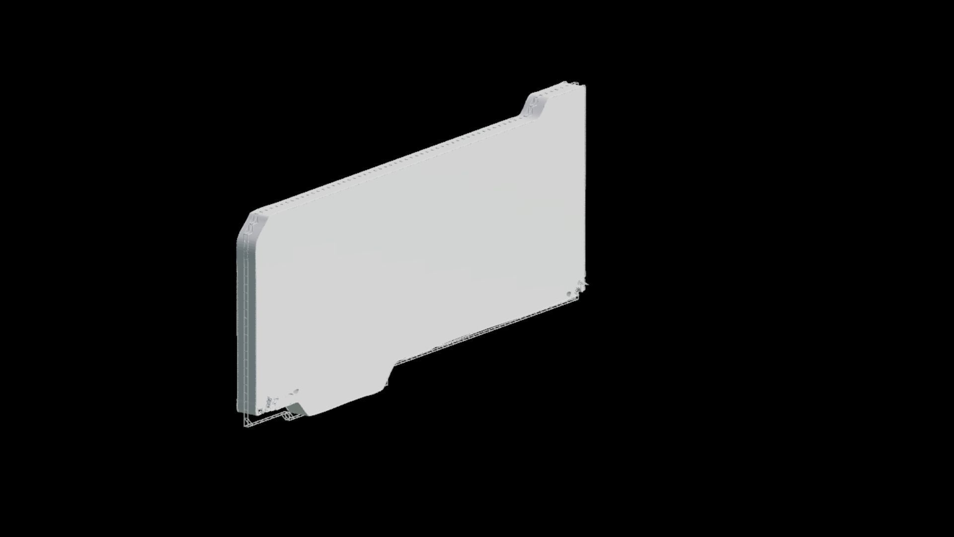 Sci-Fi Sci Fi Cyberpunk City Sign Ad Light Board Street 75 Low-poly 3D model_1