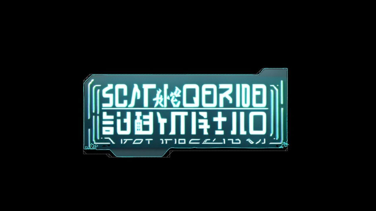 Sci-Fi Sci Fi Cyberpunk City Sign Ad Light Board Street 75 Low-poly 3D model_5