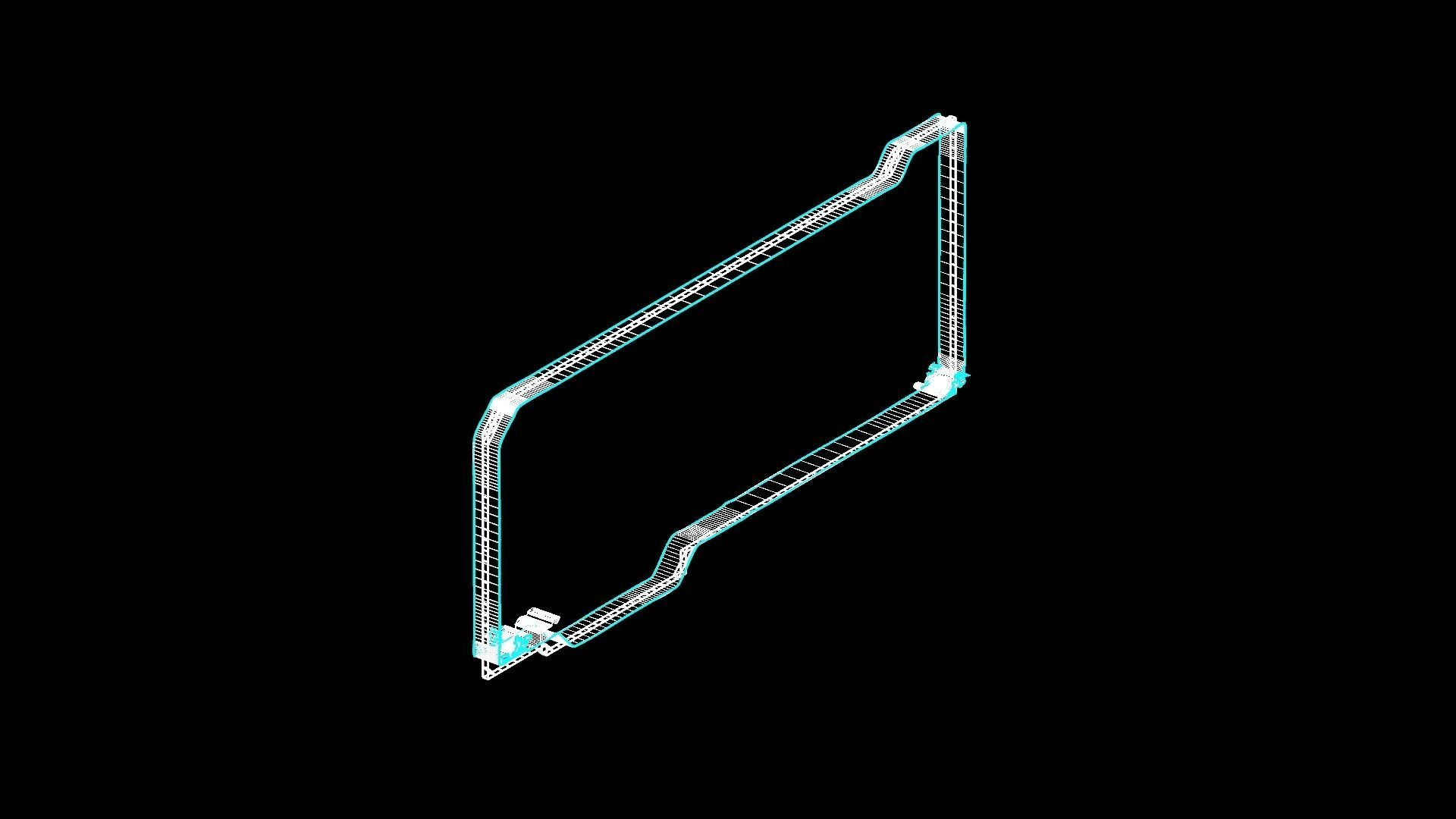 Sci-Fi Sci Fi Cyberpunk City Sign Ad Light Board Street 75 Low-poly 3D model_3