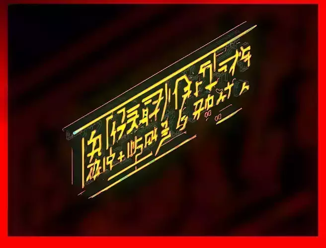 Sci-Fi Sci Fi Cyberpunk City Sign Ad Light Board Street 70