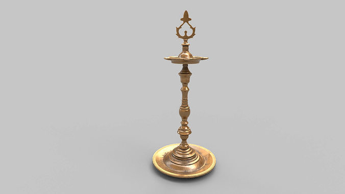 oil lamp kuthuvizhakku Kuthuvilakku 3D model