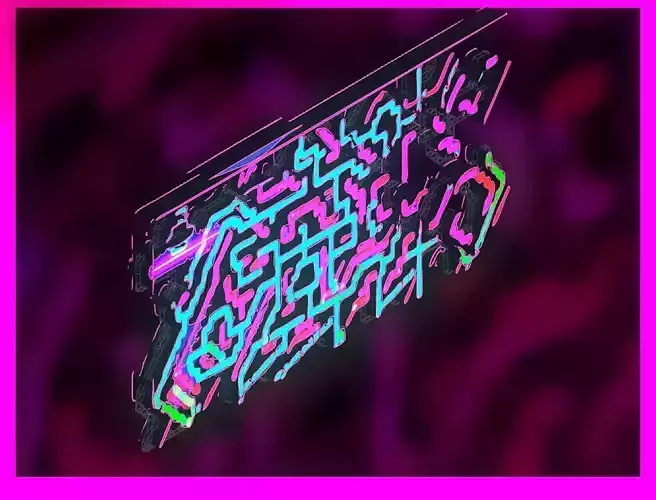 Sci-Fi Sci Fi Cyberpunk City Sign Ad Light Board Street 50