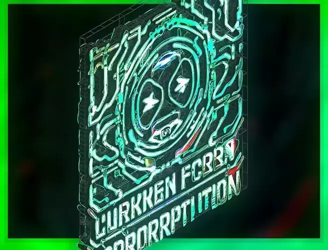 Sci-Fi Sci Fi Cyberpunk City Sign Ad Light Board Street 22 Low-poly 3D model