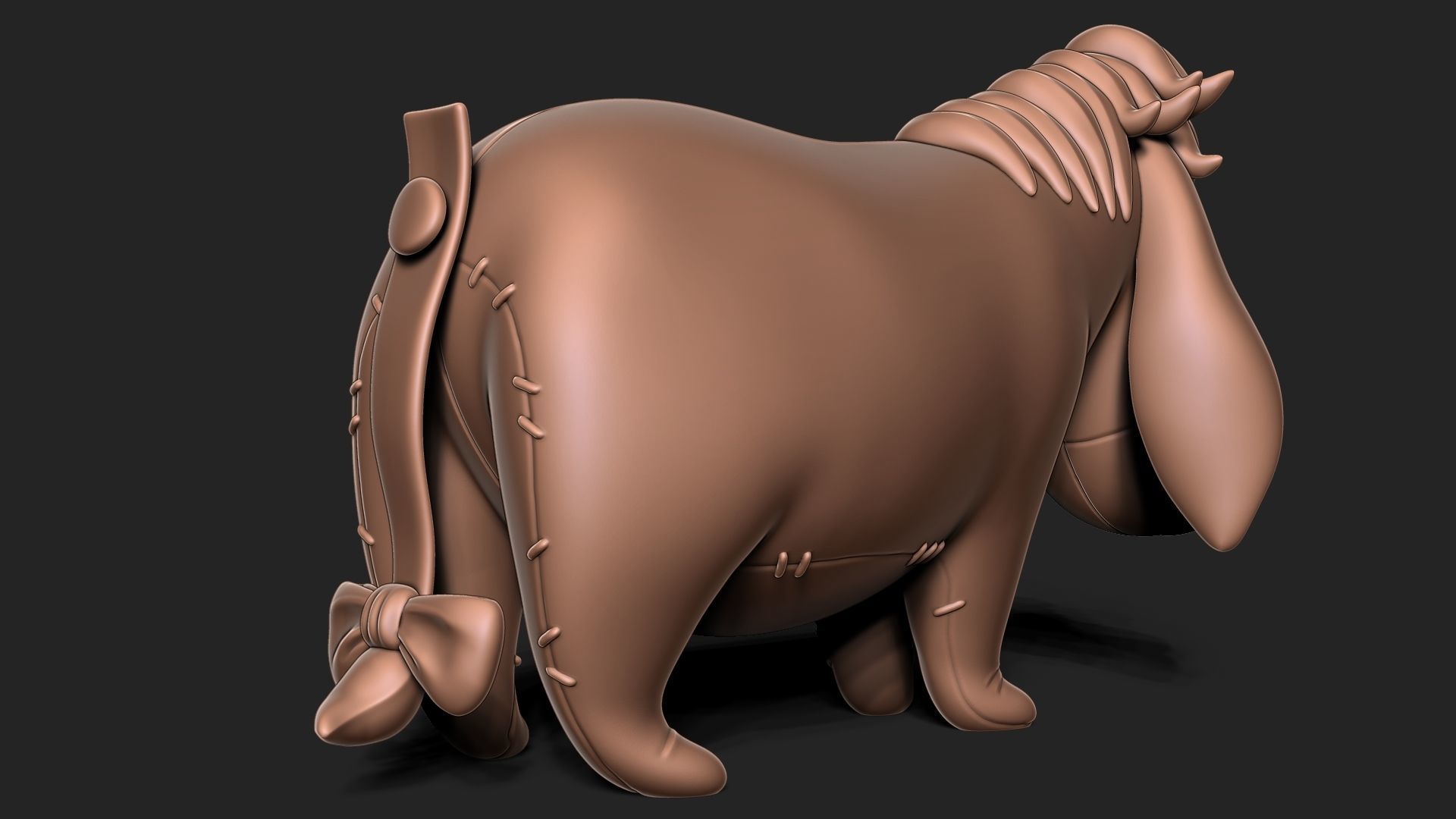 EEYORE winnie pooh 3D print model_4