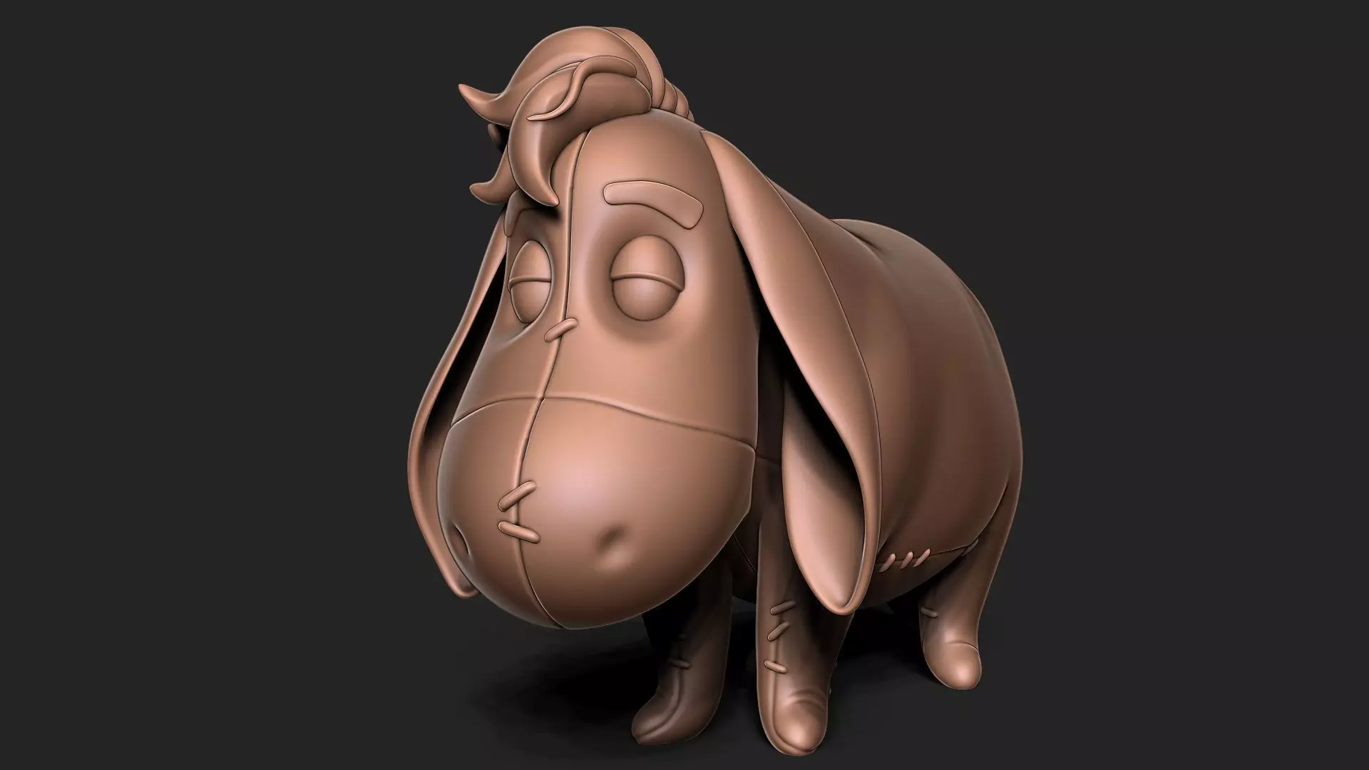 EEYORE winnie pooh 3D print model_0