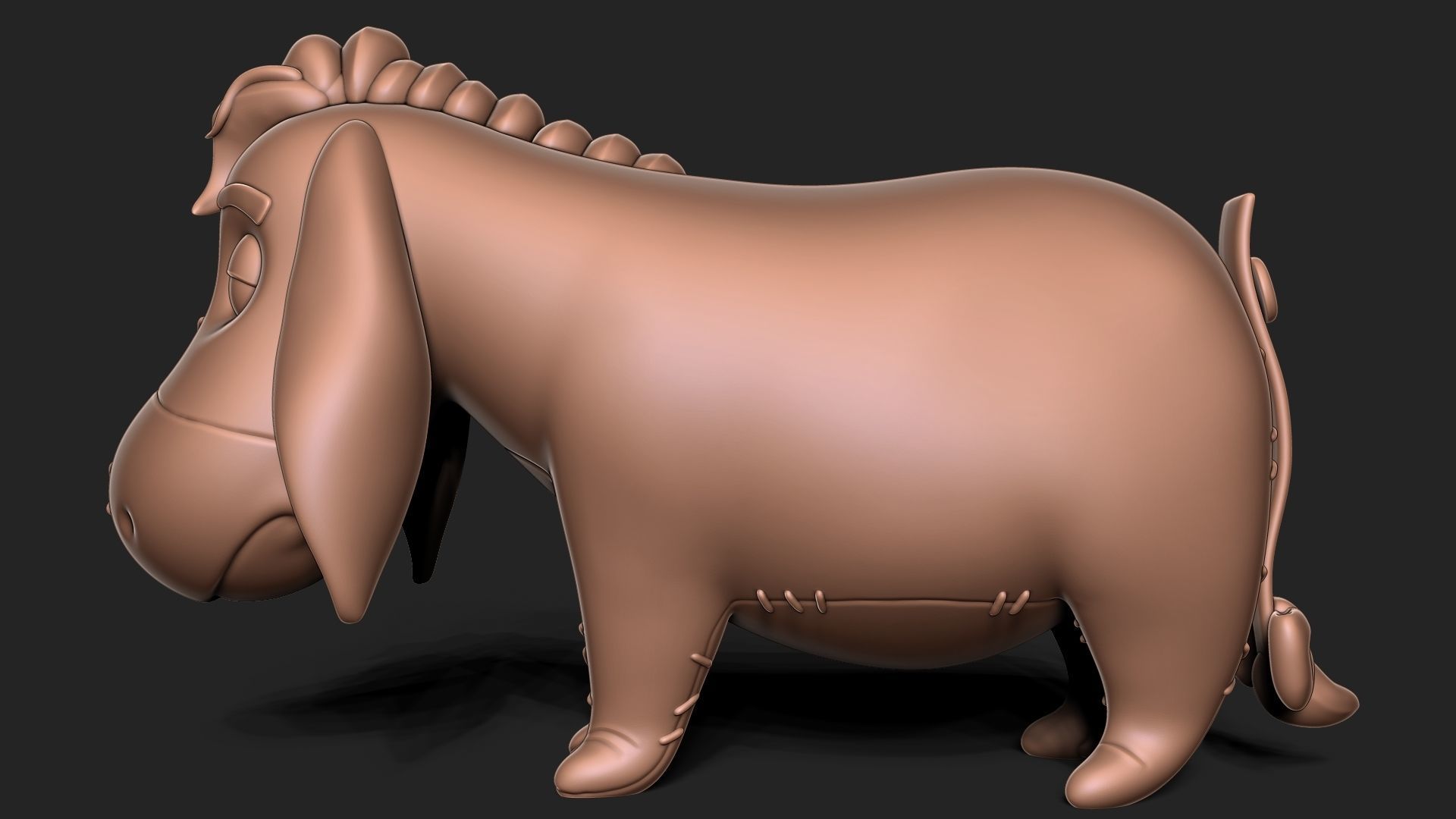 EEYORE winnie pooh 3D print model_1