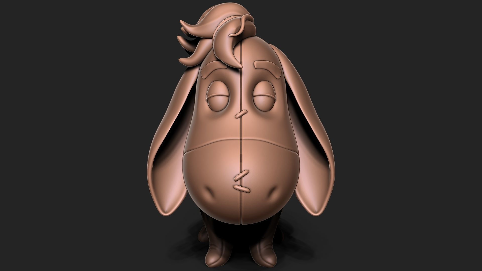 EEYORE winnie pooh 3D print model_7