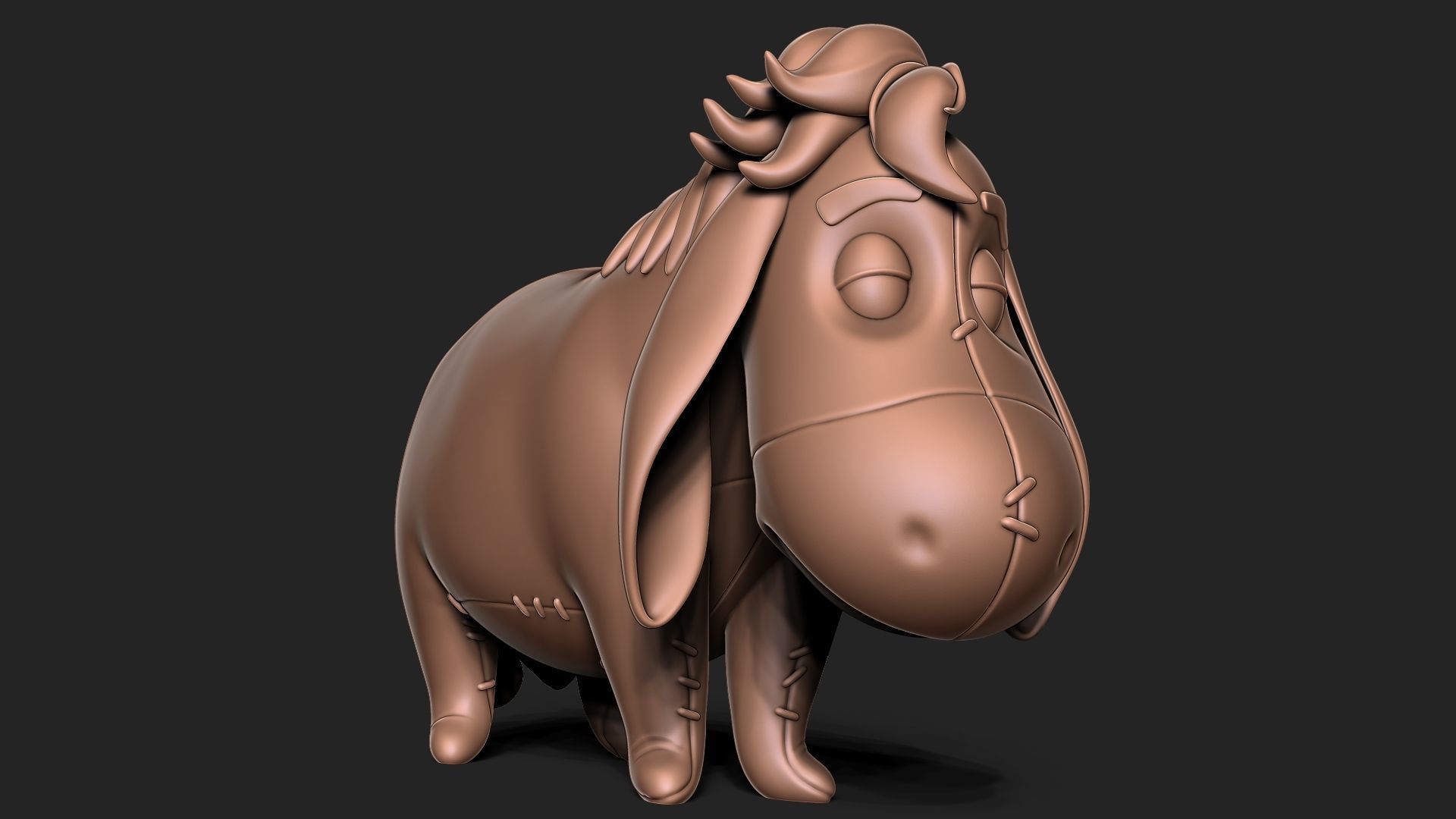 EEYORE winnie pooh 3D print model_6