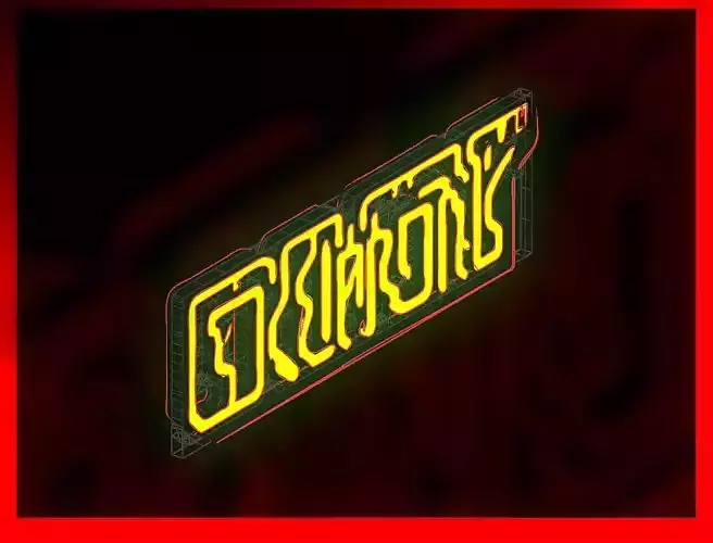 Sci-Fi Sci Fi Cyberpunk City Neon Ad Light Board Street 15