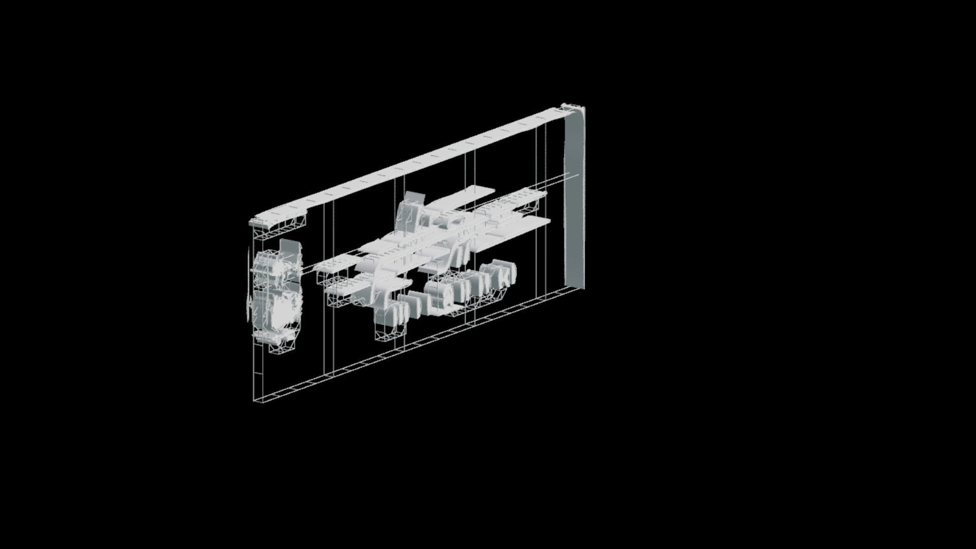 Sci-Fi Sci Fi Cyberpunk City Neon Ad Light Board Street 13 Low-poly 3D model_1