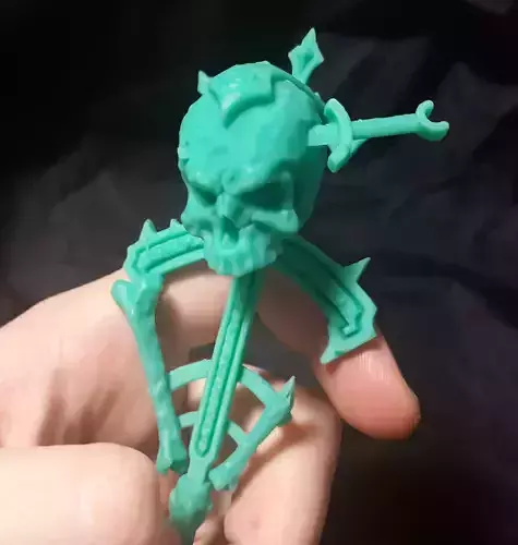Undead staff 3d print 3D print model