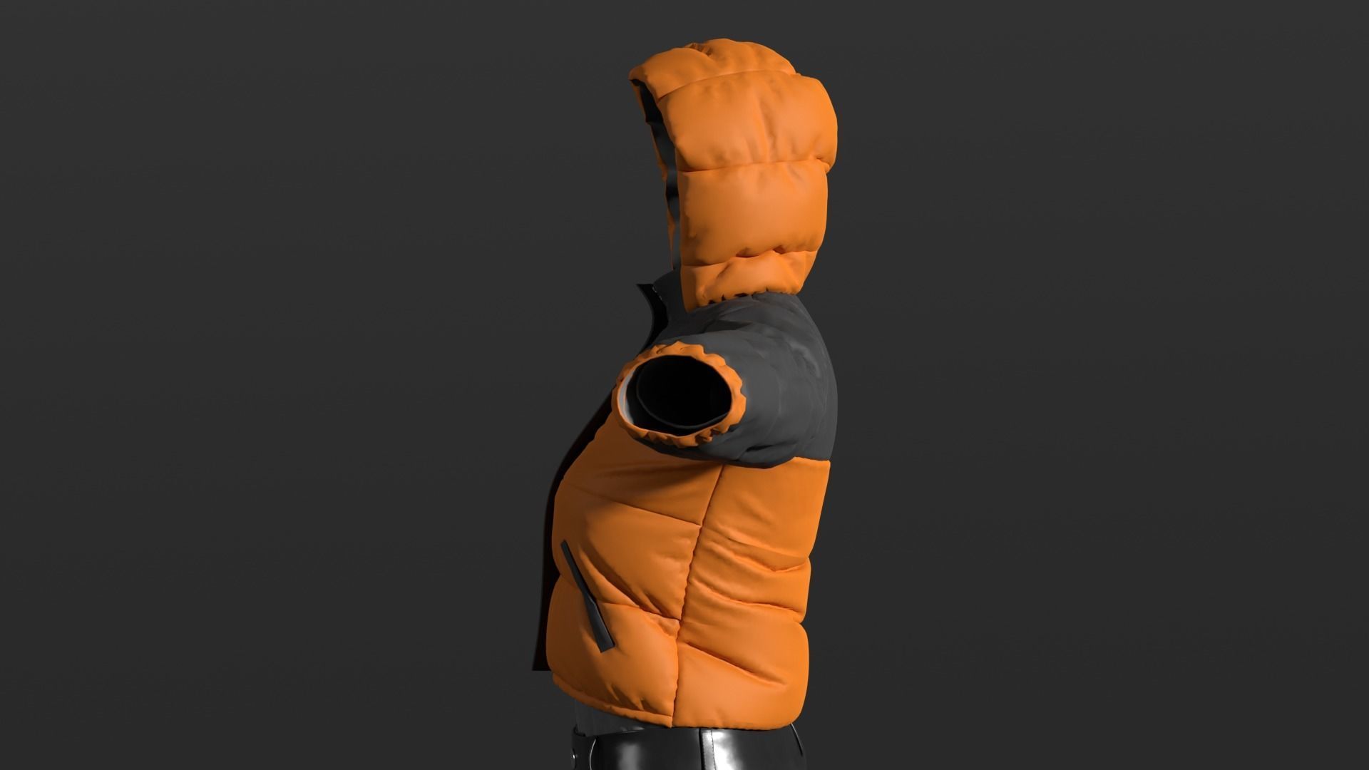 Female Outfit 3D model_16
