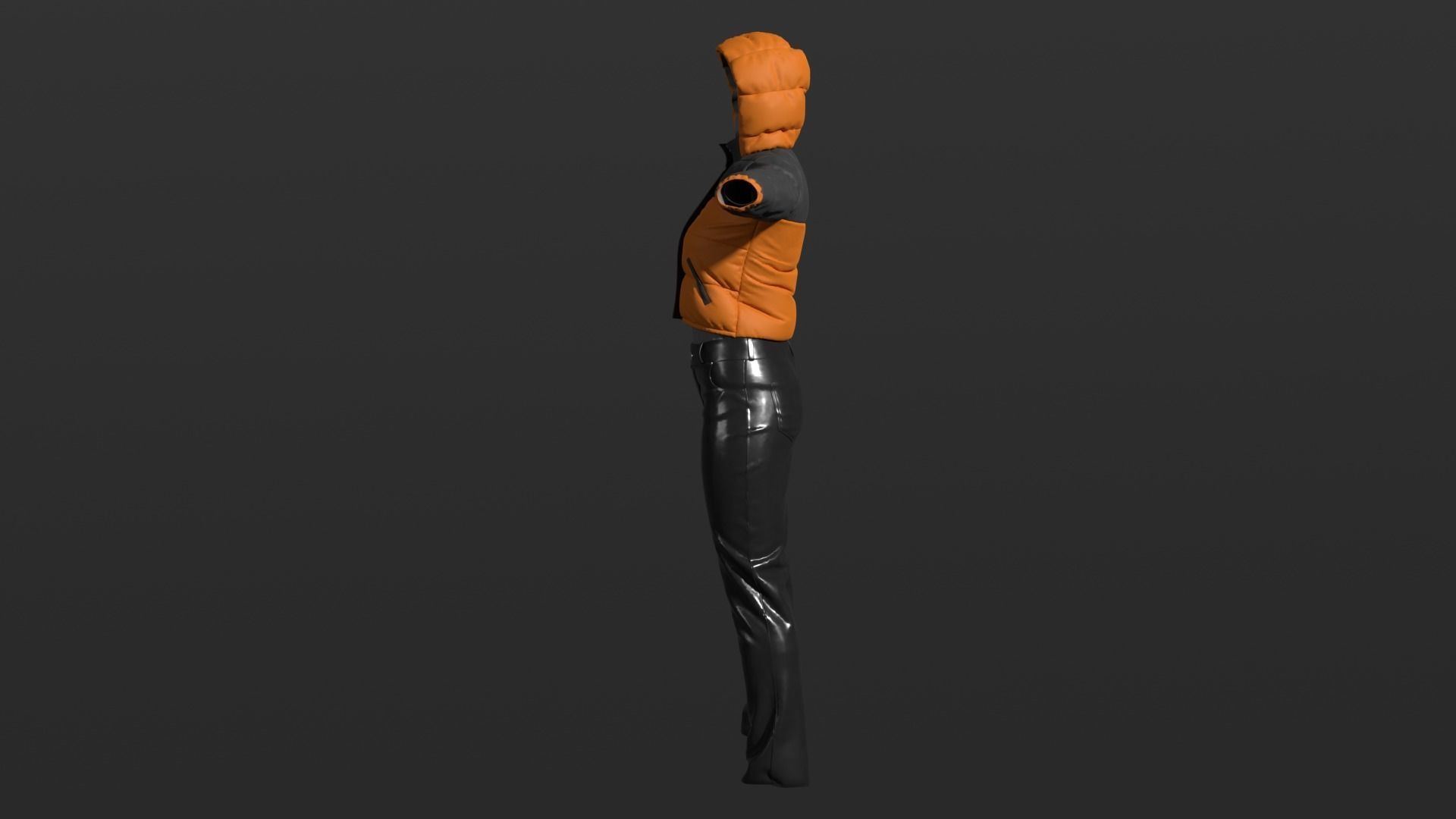 Female Outfit 3D model_1