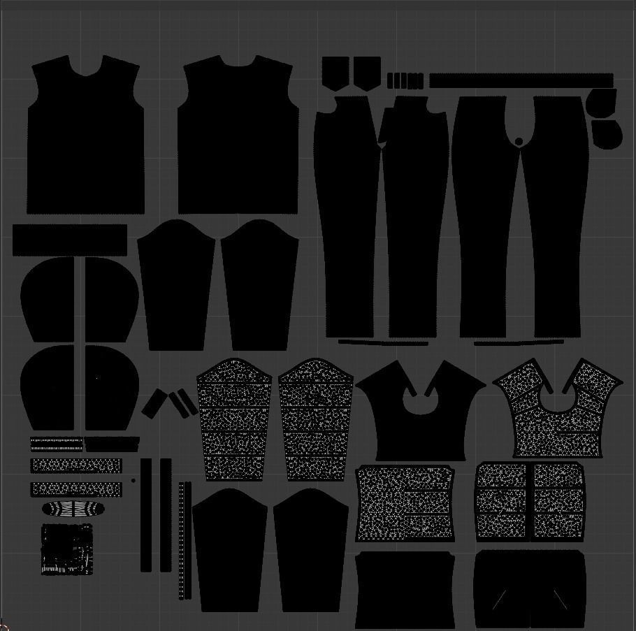 Female Outfit 3D model_20