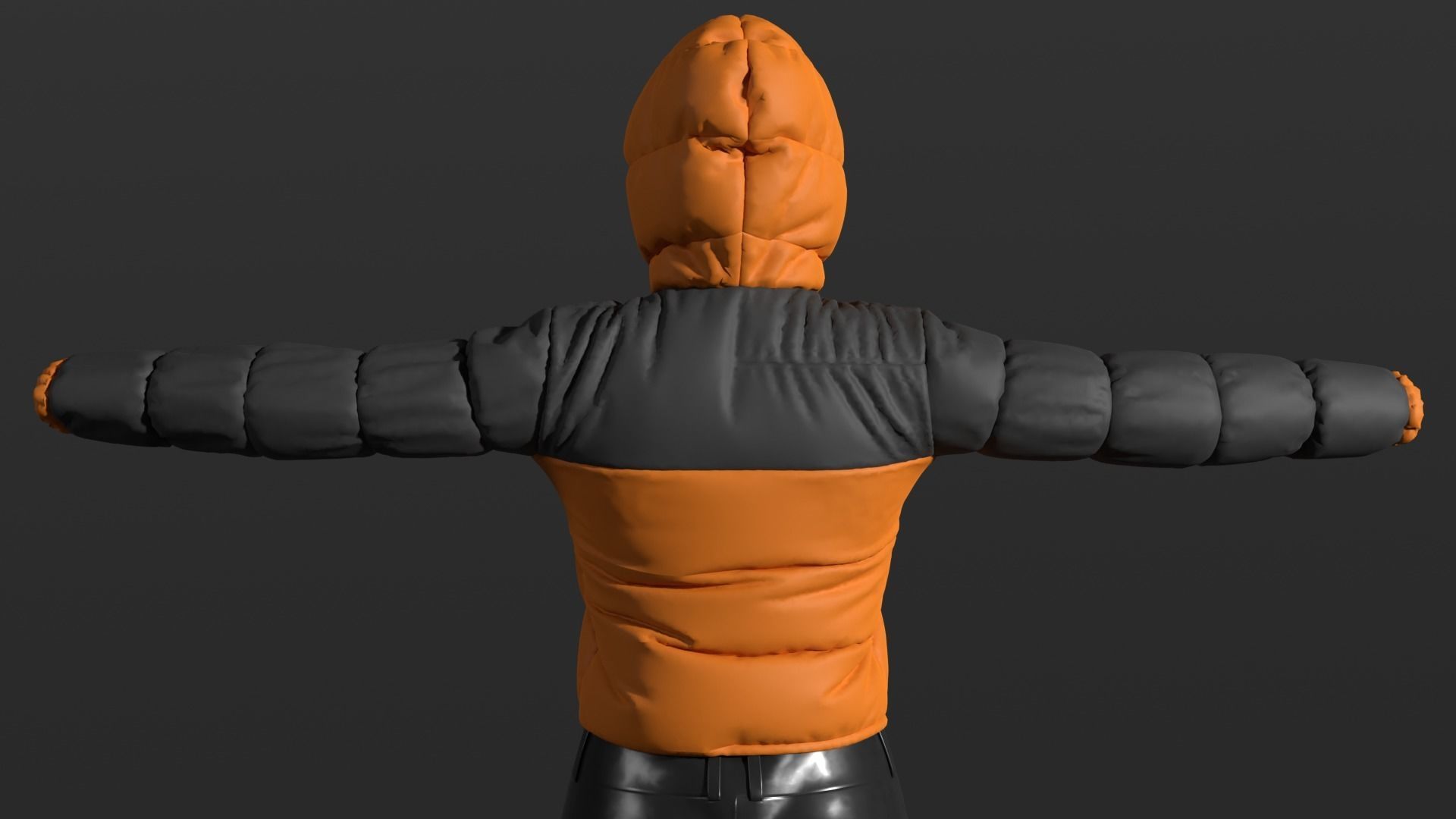 Female Outfit 3D model_7