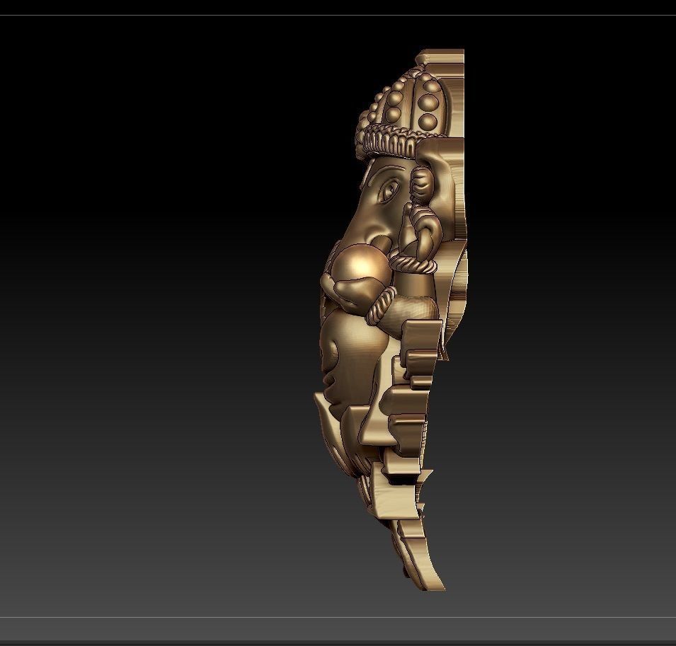 VINAYAGAR PENDENT 3D print model_4