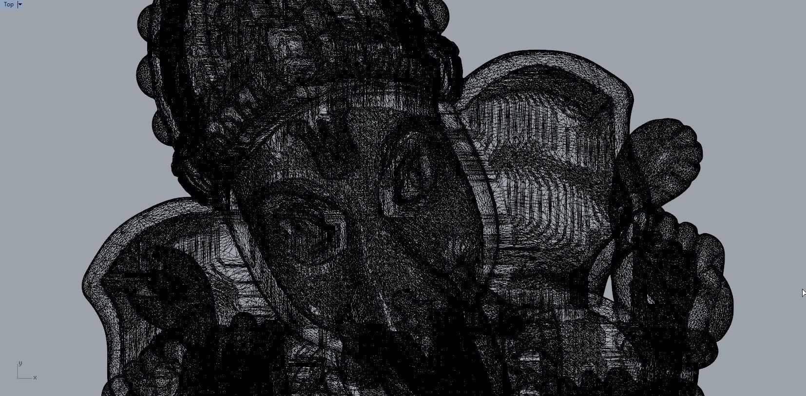 VINAYAGAR PENDENT 3D print model_2