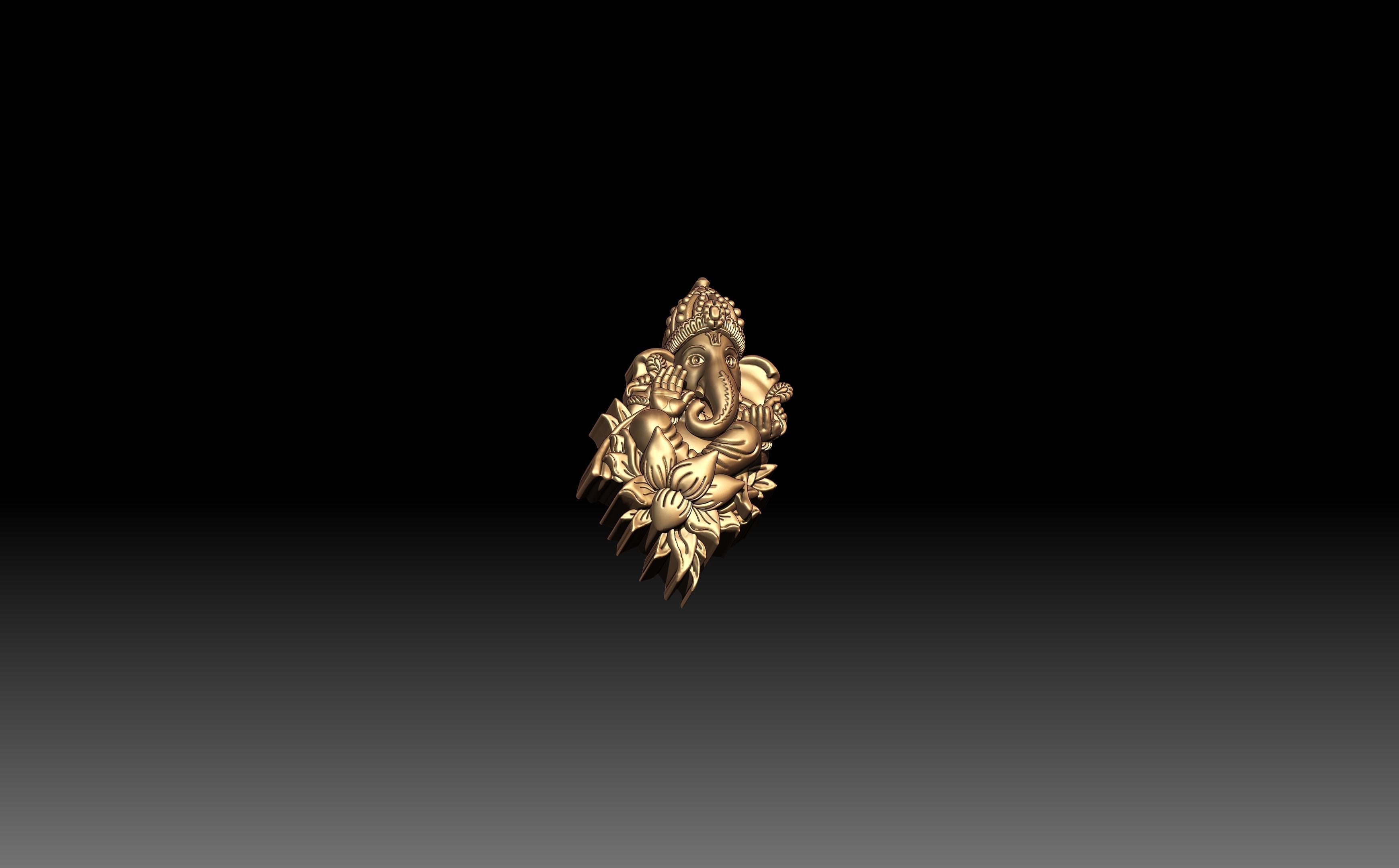 VINAYAGAR PENDENT 3D print model_15