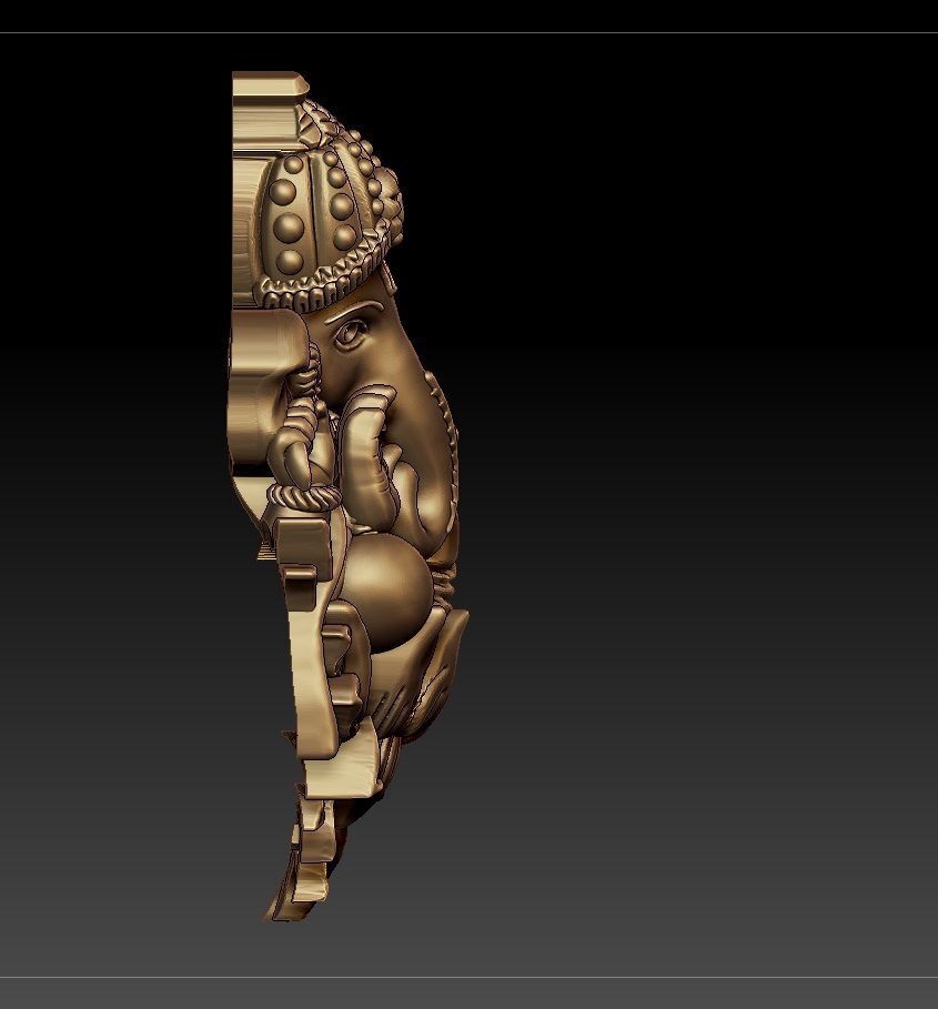 VINAYAGAR PENDENT 3D print model_6