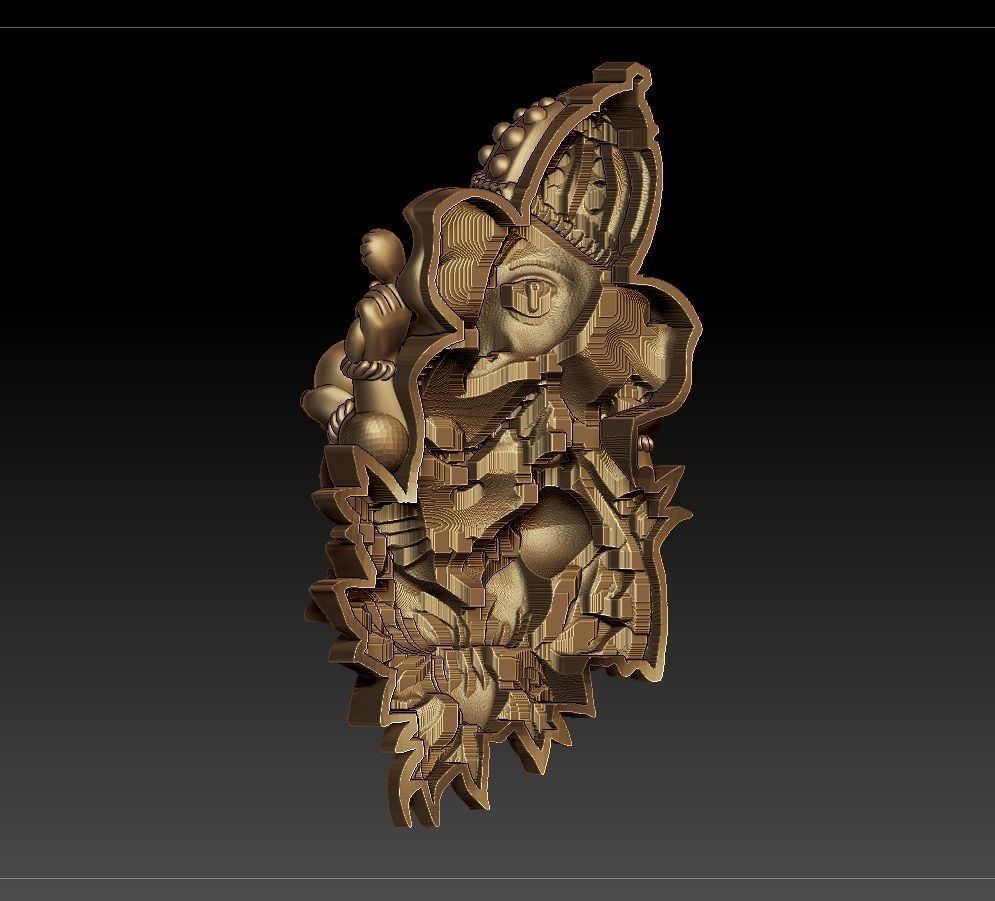 VINAYAGAR PENDENT 3D print model_5