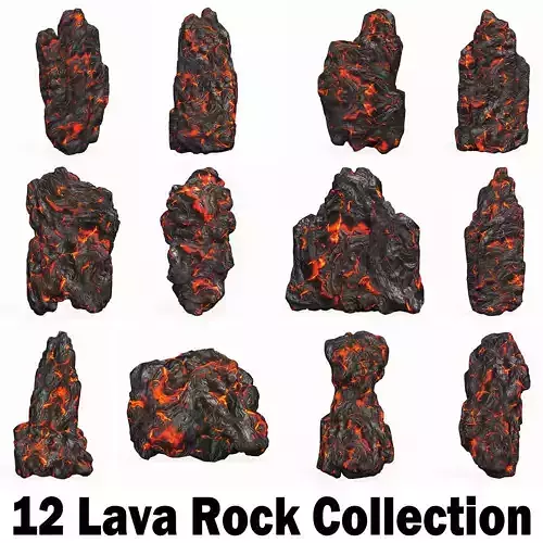 12 Lava Rock Collection
