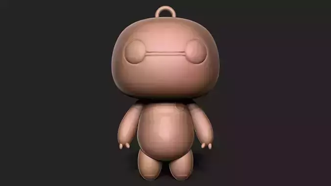 Big hero 6 - Baymax keychain 3D print model