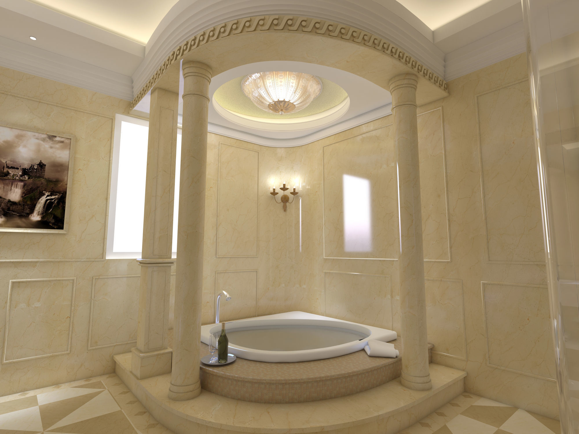 Bathroom 50 3D model_1