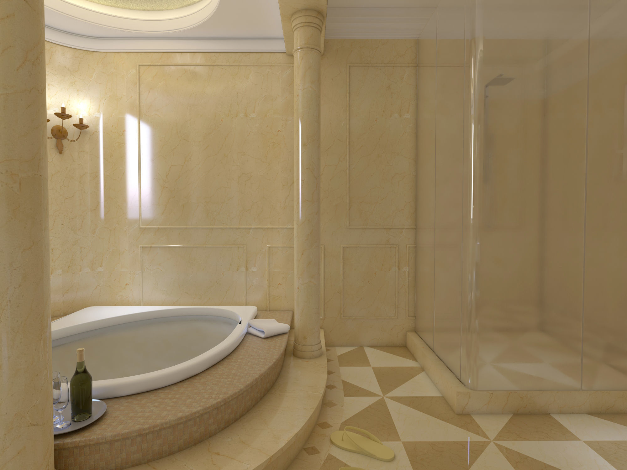 Bathroom 50 3D model_4