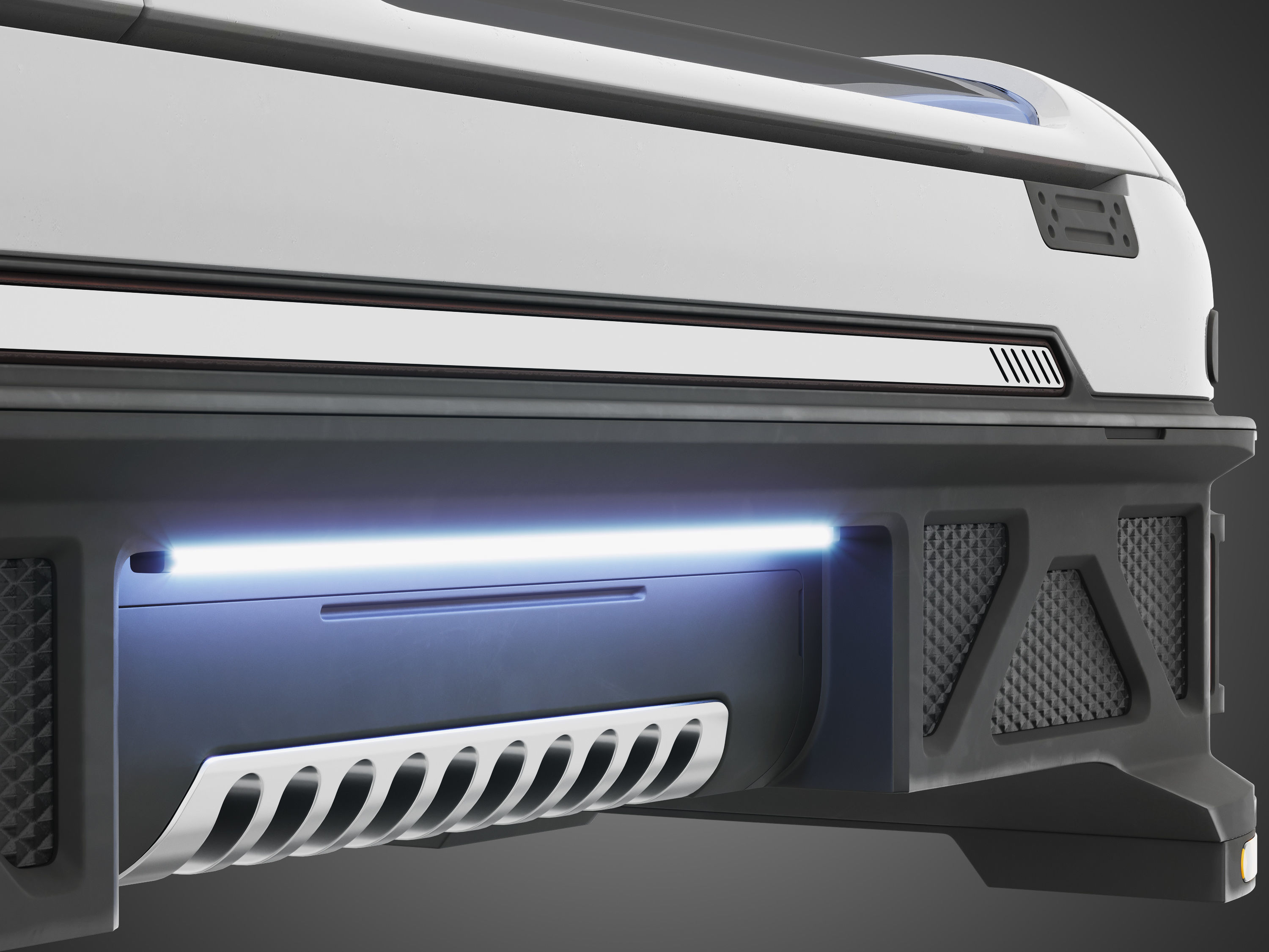 Sci-fi Cryo Chamber Cryopod 3D model_12