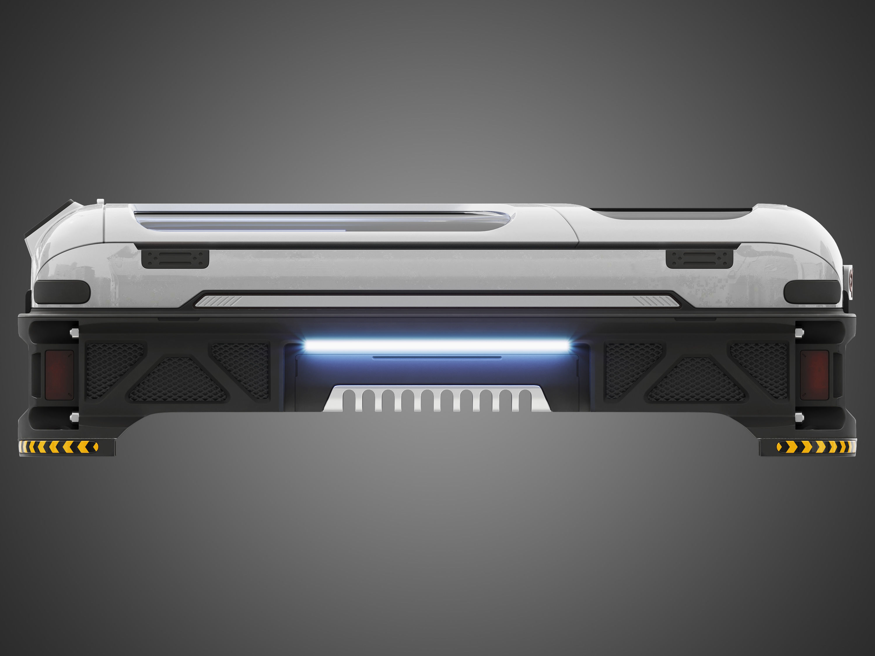 Sci-fi Cryo Chamber Cryopod 3D model_6