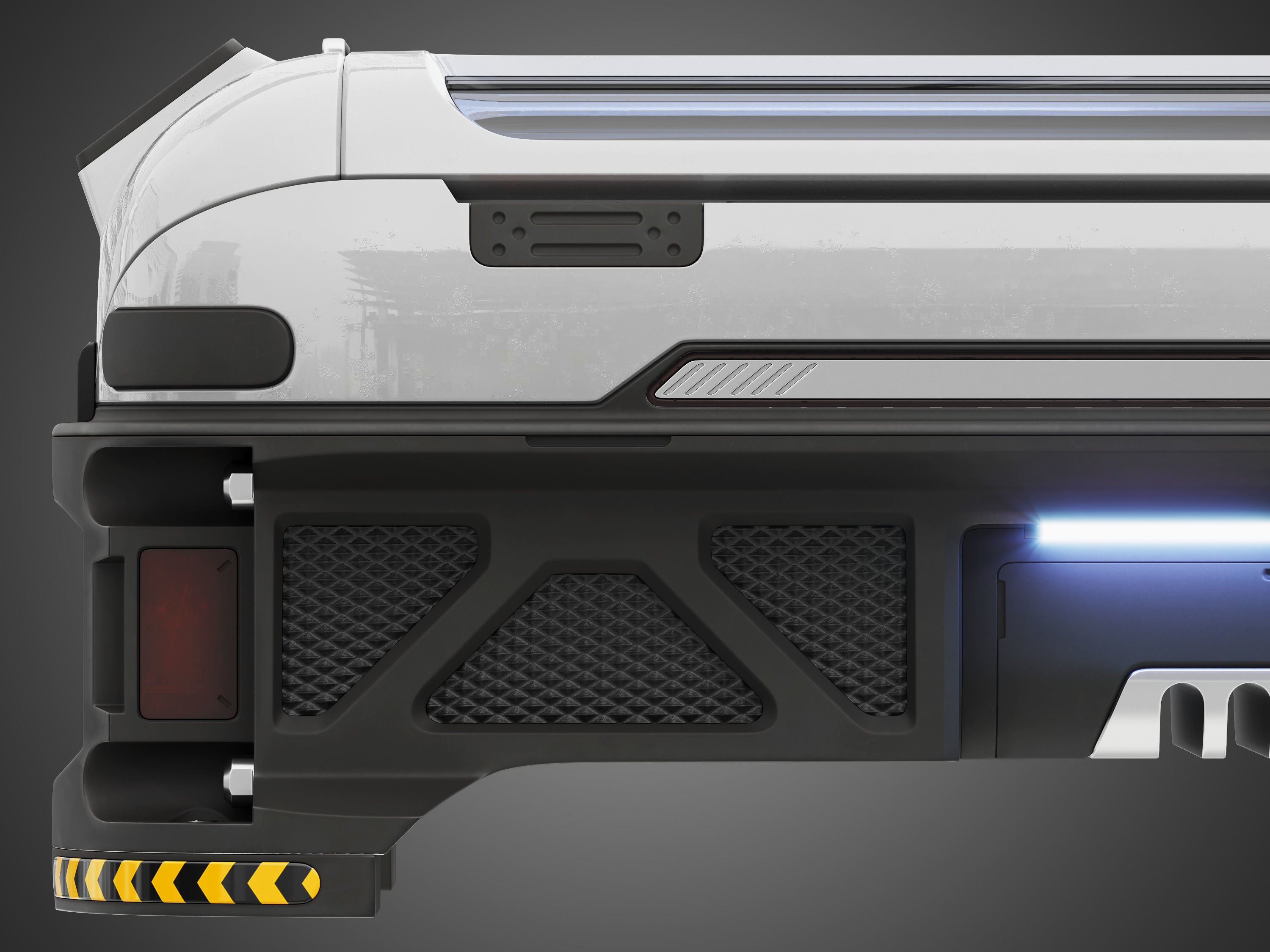 Sci-fi Cryo Chamber Cryopod 3D model_10