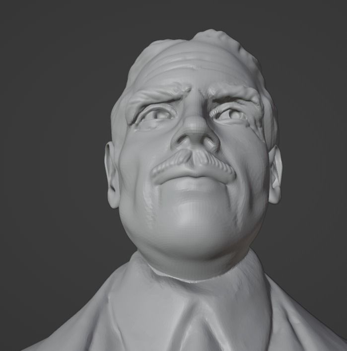 Howard Hughes 3D print model_14