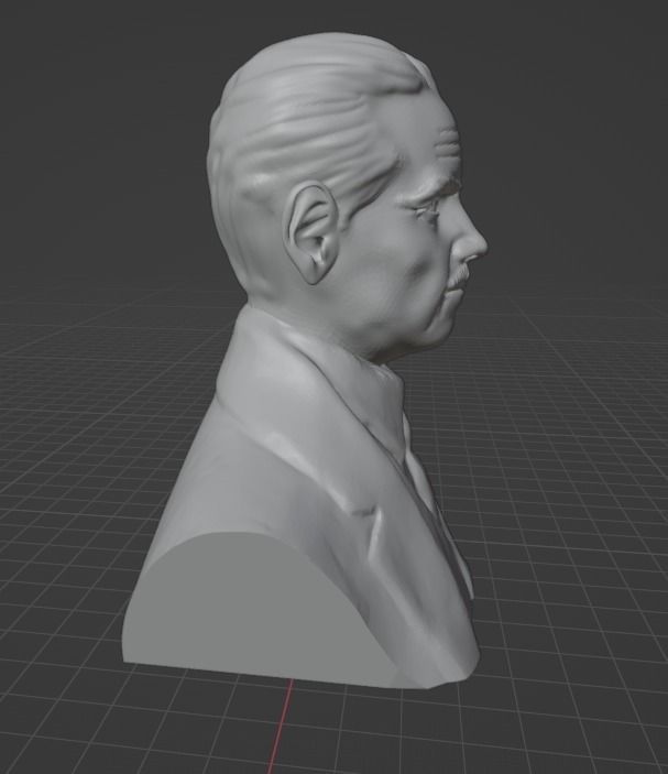 Howard Hughes 3D print model_12