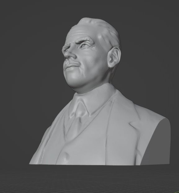 Howard Hughes 3D print model_2