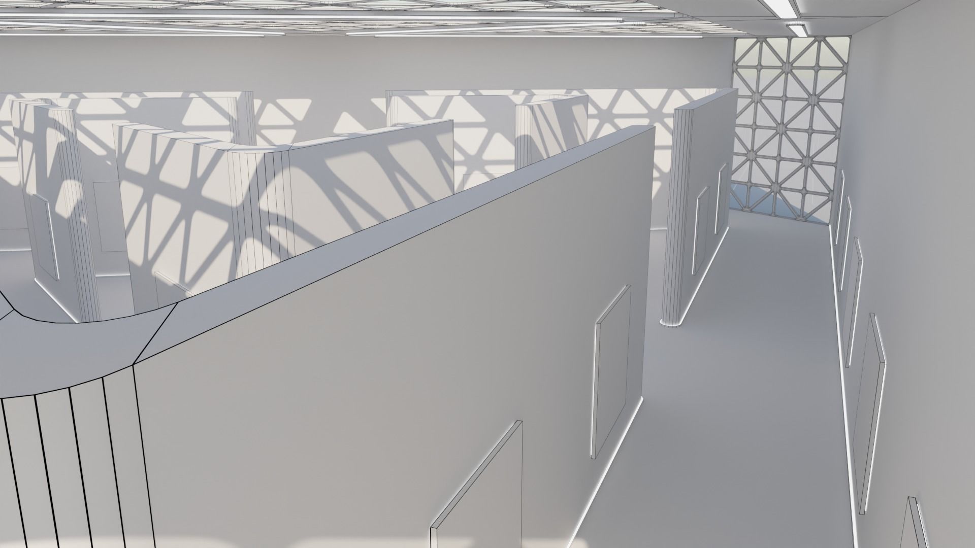 Art Gallery 02 Low-poly 3D model_23